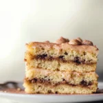 Delicious homemade snickerdoodle cake topped with cinnamon sugar
