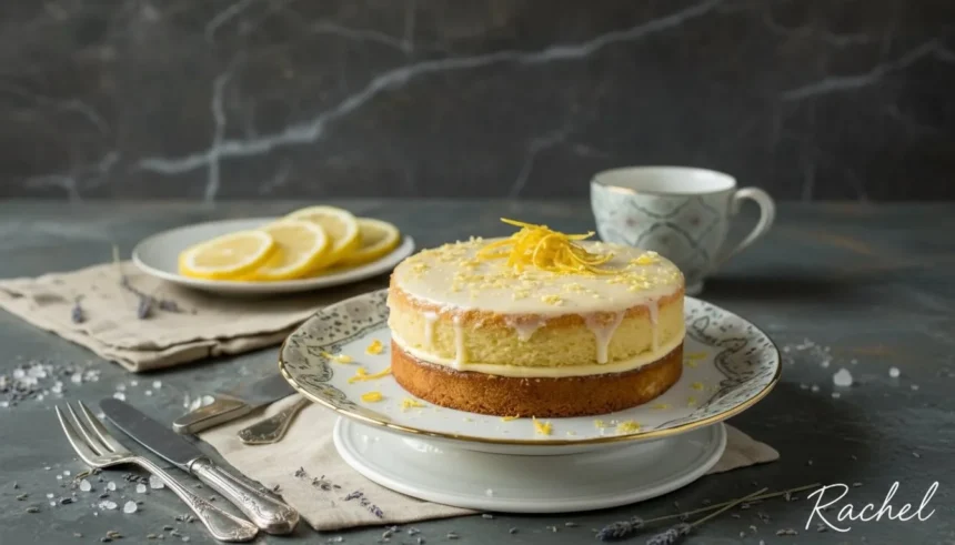 Great Gatsby Lemon Cakes with a citrusy glaze and vintage design