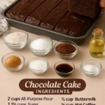 Delicious homemade chocolate cake with rich frosting