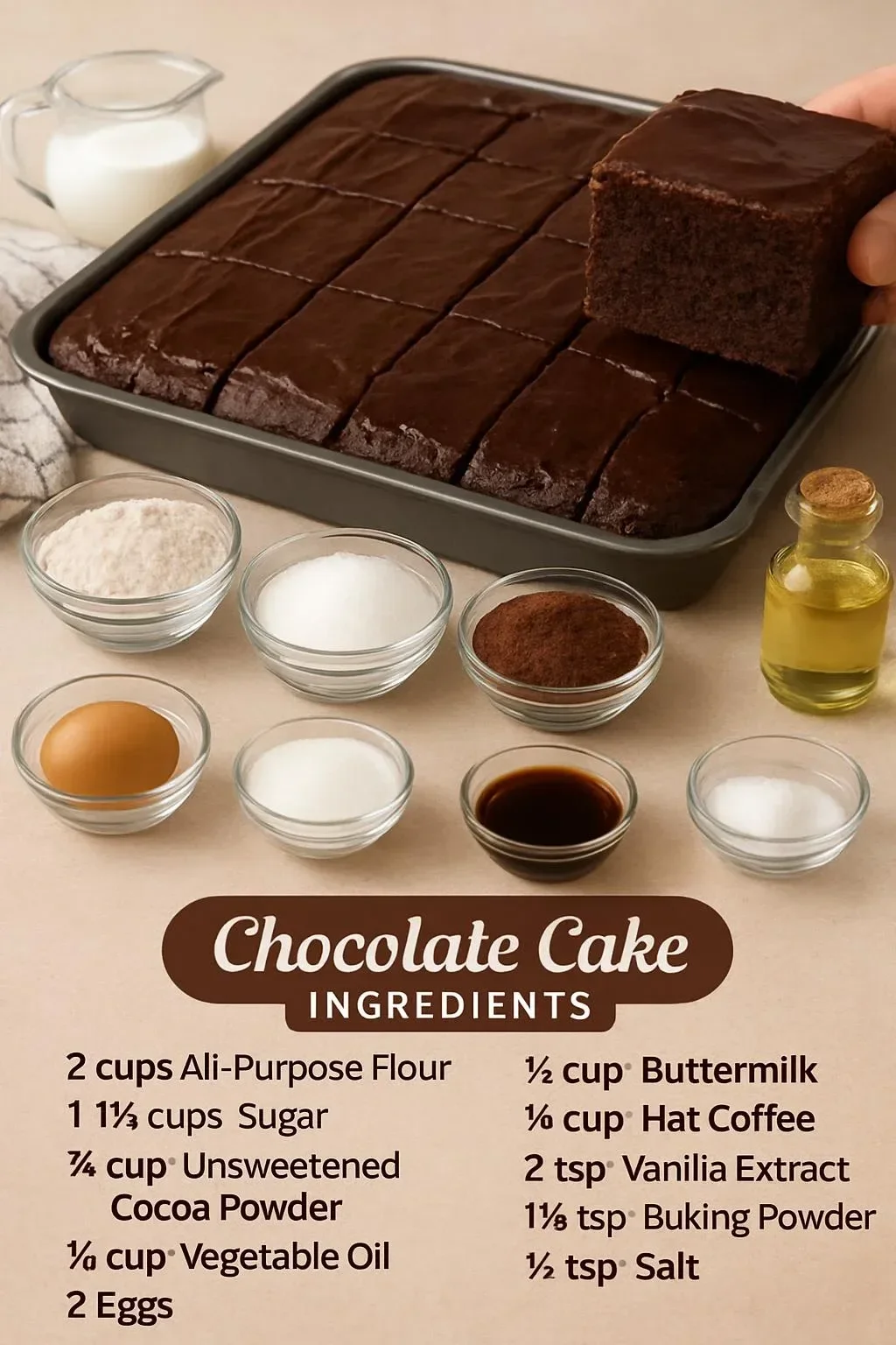 Delicious homemade chocolate cake with rich frosting
